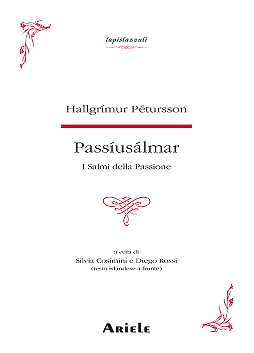 Copertina di Passíusálmar. I salmi della Passione