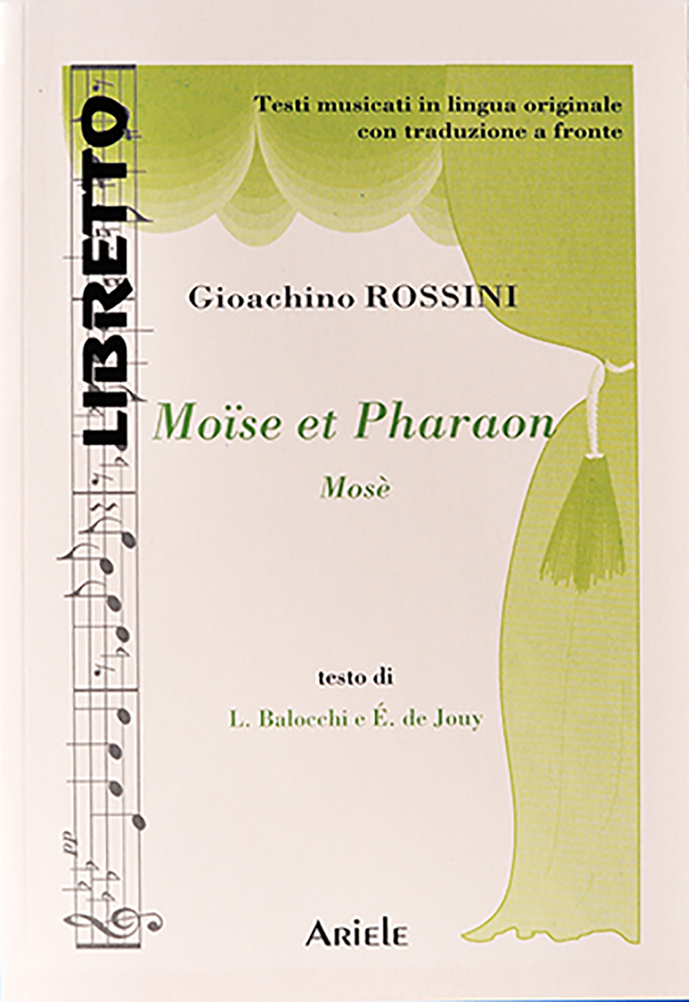 Copertina di Moïse et Pharaon